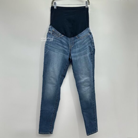 Signature By Levi Strauss Maternity Skinny Jeans with Stretch Panel Size Small - Picture 1 of 5